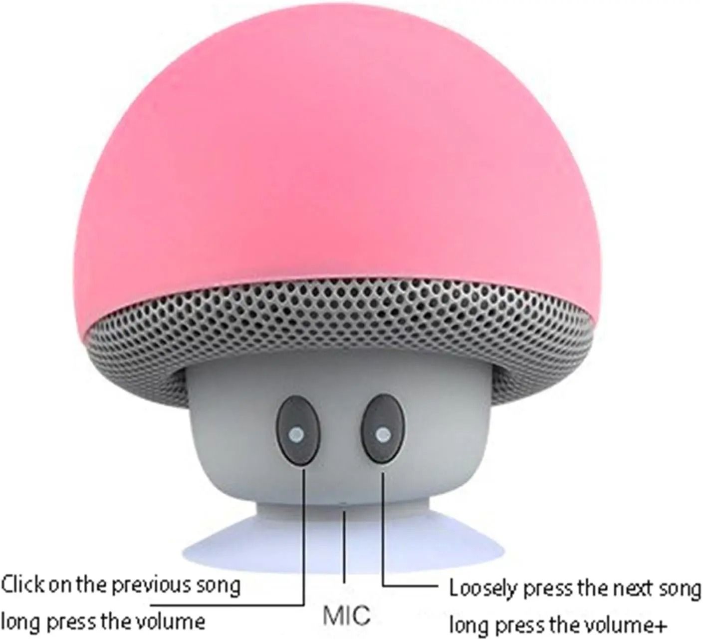 Mini Wireless Bluetooth Speaker With Suction Cup Subwoofer And HandsFree Calling 3