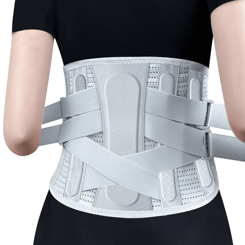 Back Brace for Lower Back Pain Relief with Lumbar Support Belt and Ergonomic Design