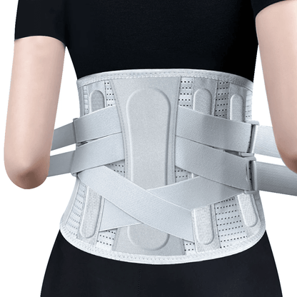 Back Brace for Lower Back Pain Relief with Lumbar Support Belt and Ergonomic Design