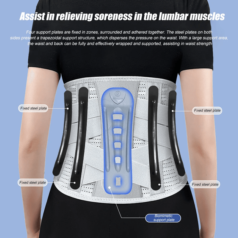 Back Brace For Lower Back Pain Relief With Lumbar Support Belt And Ergonomic Design 3