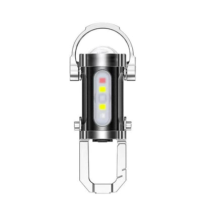 Mini COB LED Keychain Flashlight USB Rechargeable Waterproof Pocket Lamp 6