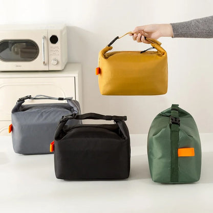 Portable Insulated Lunch Bag with Aluminum Foil Lining for Fresh and Convenient Meal Storage