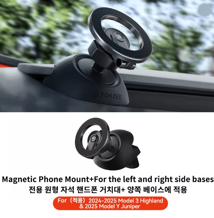 Magnetic Car Phone Holder For Tesla Model 3 And Model Y With 360 Degree Rotatable Air Vent Mount 7