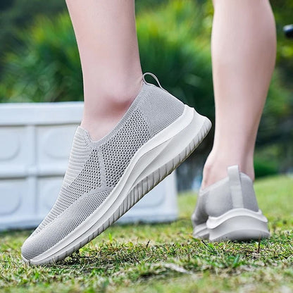 Mens Vulcanized Mesh Breathable Lightweight Walking Casual Sneakers 3