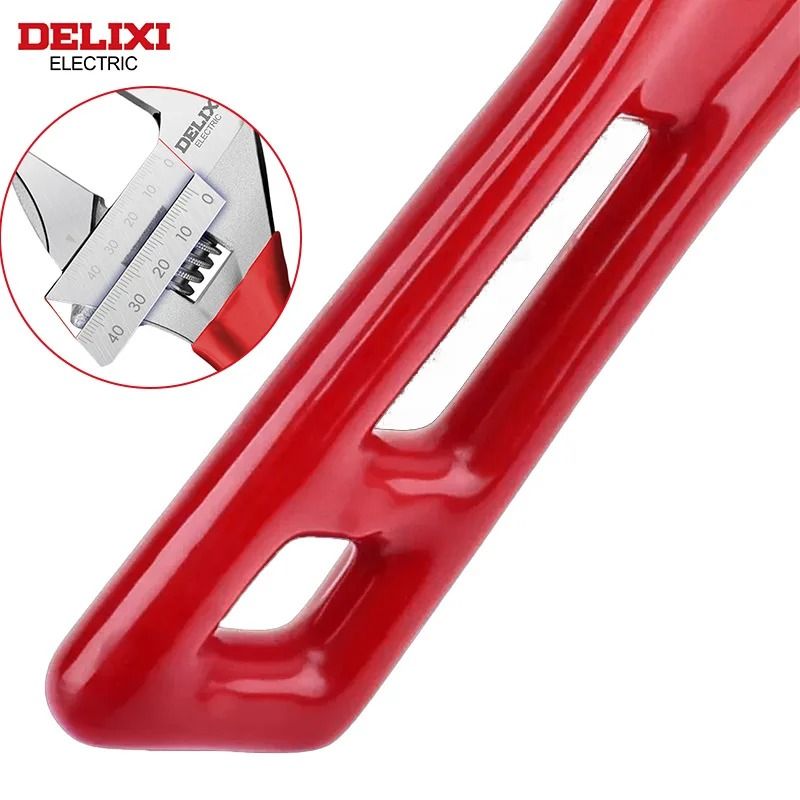 Adjustable Short Handle Ratchet Wrench With Big Opening For Bathroom Pipe Maintenance 3