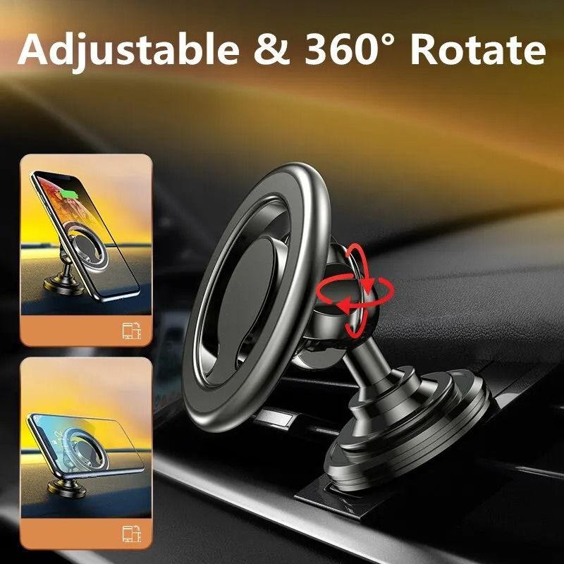 Magnetic Car Phone Holder Stand Magnet Car Mount Support GPS Mobile Bracket 4