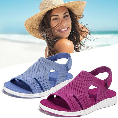 Women Plus Size Wedge Sandals Soft Bottom Platform Casual Beach Shoes