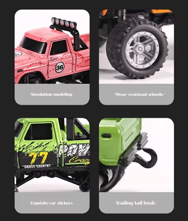 Mini Off Road Remote Control Car With Alloy Body And Shock Absorption 1