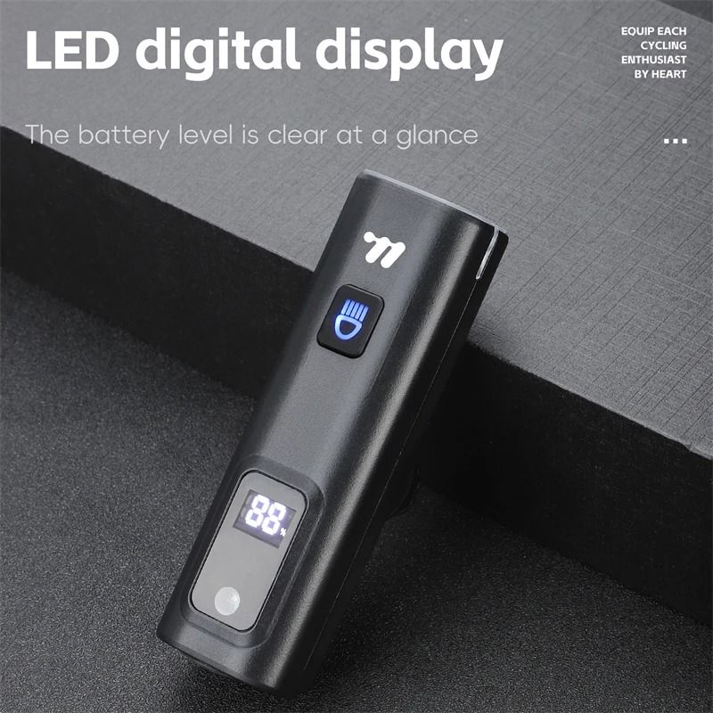 Smart Light Sensing Bicycle Front Headlight 400 Lumen Rechargeable Bike Light 1