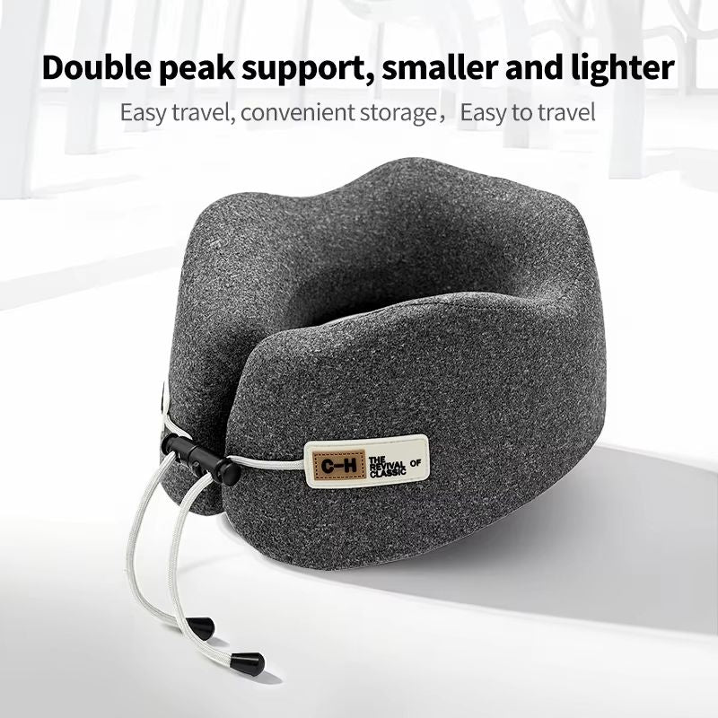 Memory Foam Travel Neck Pillow  UShaped Airplane Cushion For Sleeping Shoulder Support  Comfort 1