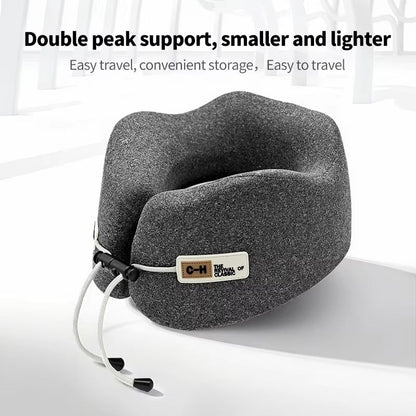 Memory Foam Travel Neck Pillow  UShaped Airplane Cushion For Sleeping Shoulder Support  Comfort 1
