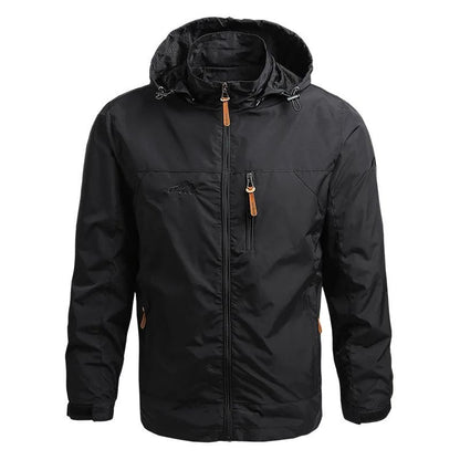 Mens Tactical Windbreaker Waterproof Outdoor Hooded Jacket 6