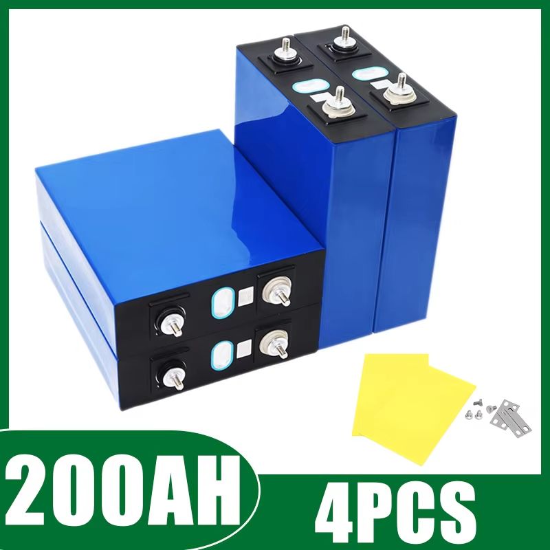 4PCS LiFePO4 Rechargeable Battery Pack  32V 120Ah340Ah Grade A Lithium Iron Phosphate Cells For 12V 9