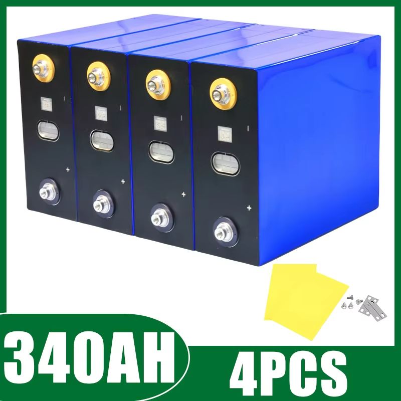 4PCS LiFePO4 Rechargeable Battery Pack  32V 120Ah340Ah Grade A Lithium Iron Phosphate Cells For 12V 7