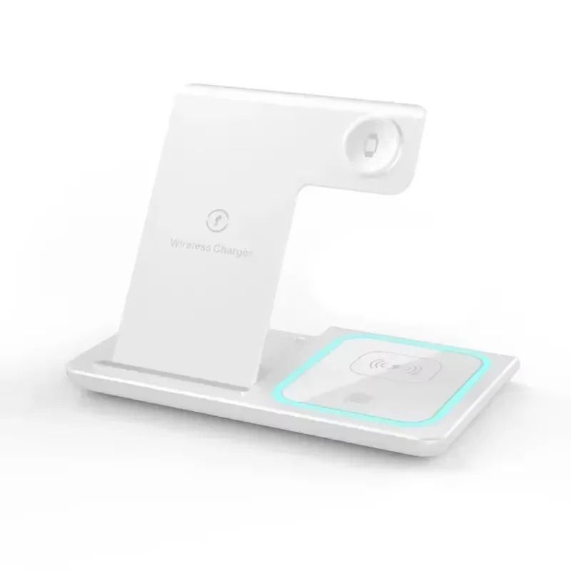 3 In 1 Wireless Charger Stand Dock For Phone Watch And Earbuds 12