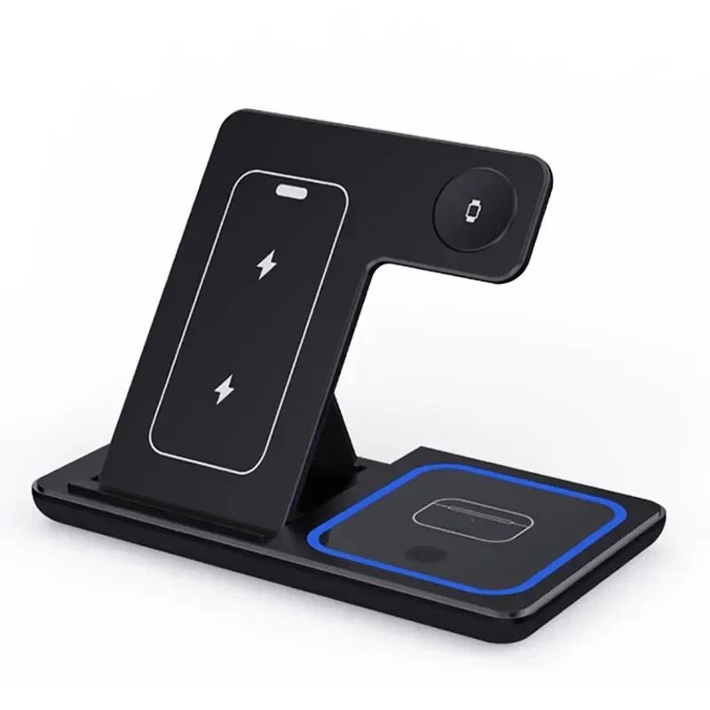 3 In 1 Wireless Charger Stand Dock For Phone Watch And Earbuds 6