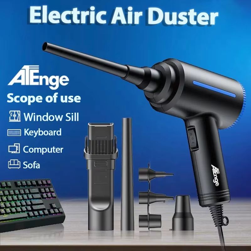 500W Electric Air Duster – Powerful Air Blower Replacing Canned Air for Computer, Keyboard & Electronics Cleaning