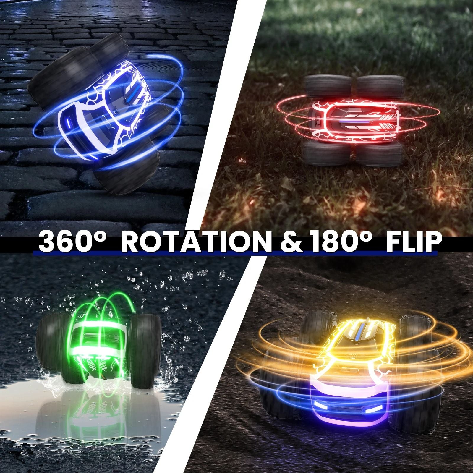 Remote Control Stunt Car FoldandFlip RC Toy For Kids 4