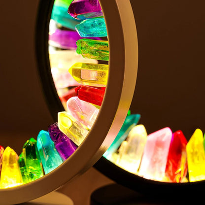 Natural Quartz Crystal USB Night Lamp For Bedroom Healing And Relaxation 4