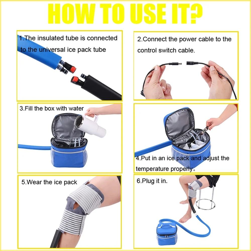 Cold Therapy Compression Knee Machine For Pain Relief And Recovery 3