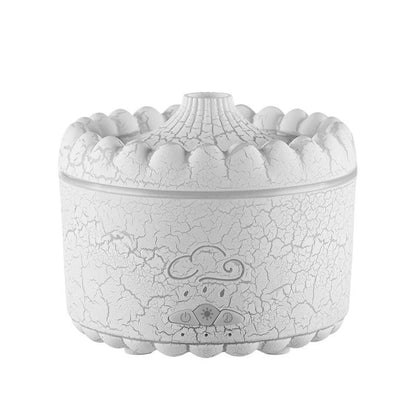 USB Jellyfish Aromatherapy Air Humidifier With Volcano Crack Light 6