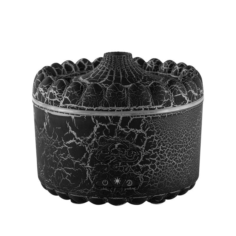 USB Jellyfish Aromatherapy Air Humidifier With Volcano Crack Light 7