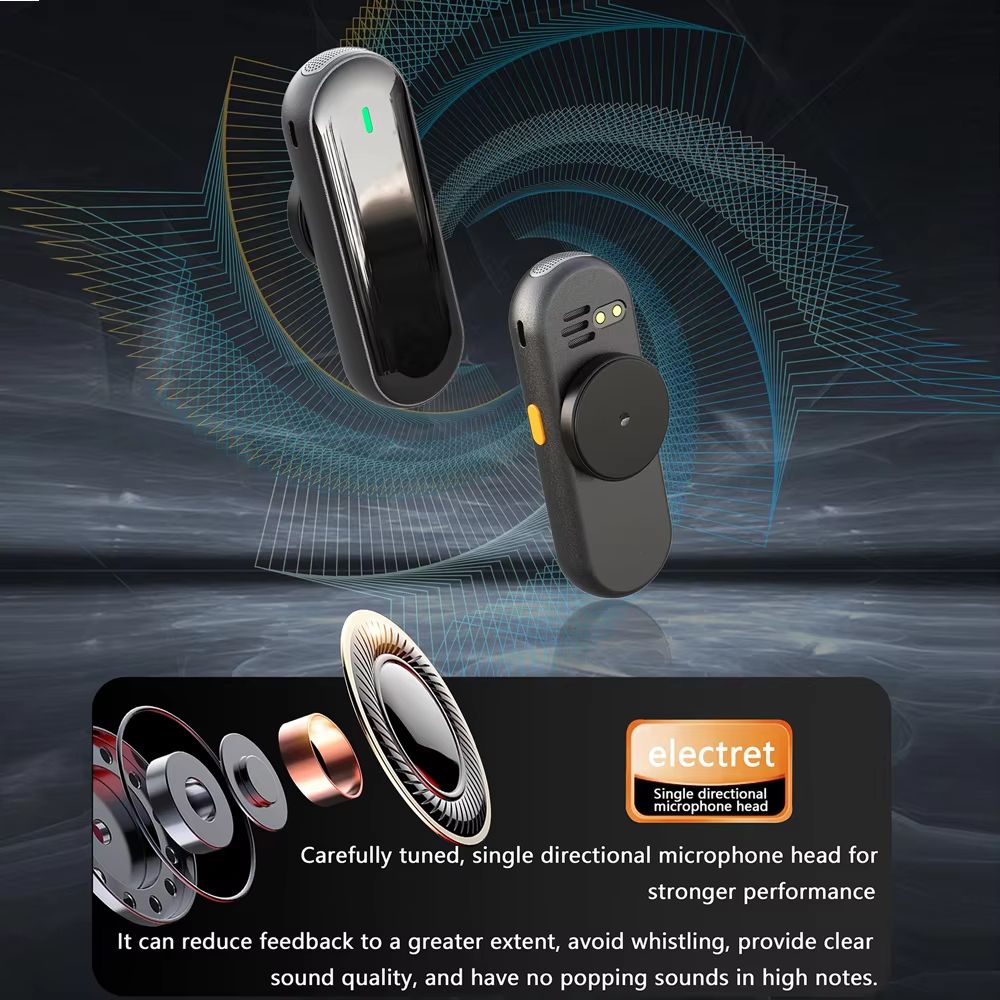 Portable Voice Amplifier With Lavalier Microphone  Mini Wireless Megaphone Speaker For Teachers Tou 2