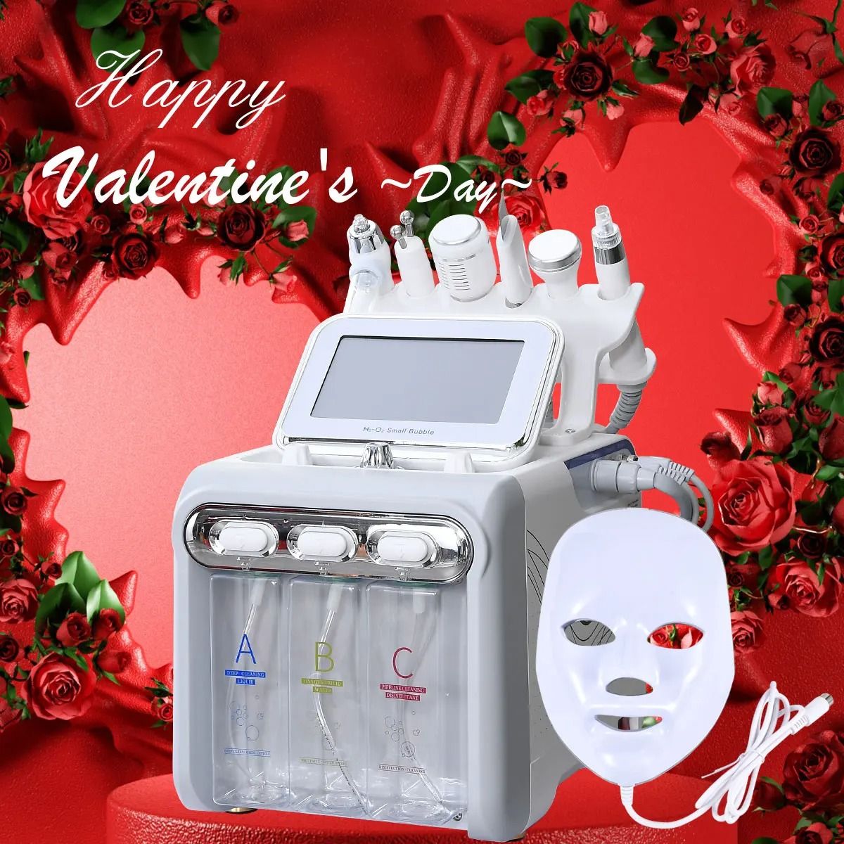 7 in 1 Beauty Skin Cleansing Hydrofacial Machine Water Aqua Peeling for Home Use