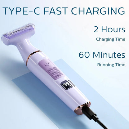 Electric Foil Shaver  Trimmer  Wet  Dry Use With Portable Design 2