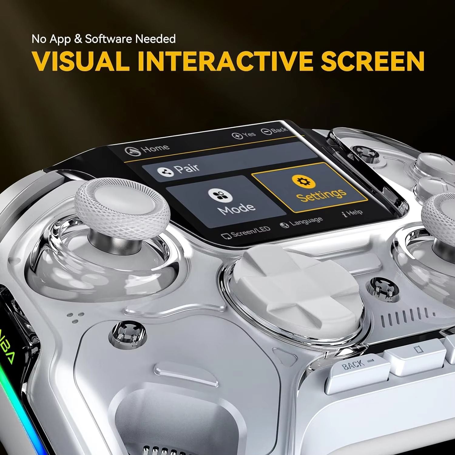 Mamba One V2 Wireless Gaming Controller  MultiPlatform Hall Effect Joystick With RGB Lights 1800mAh 1