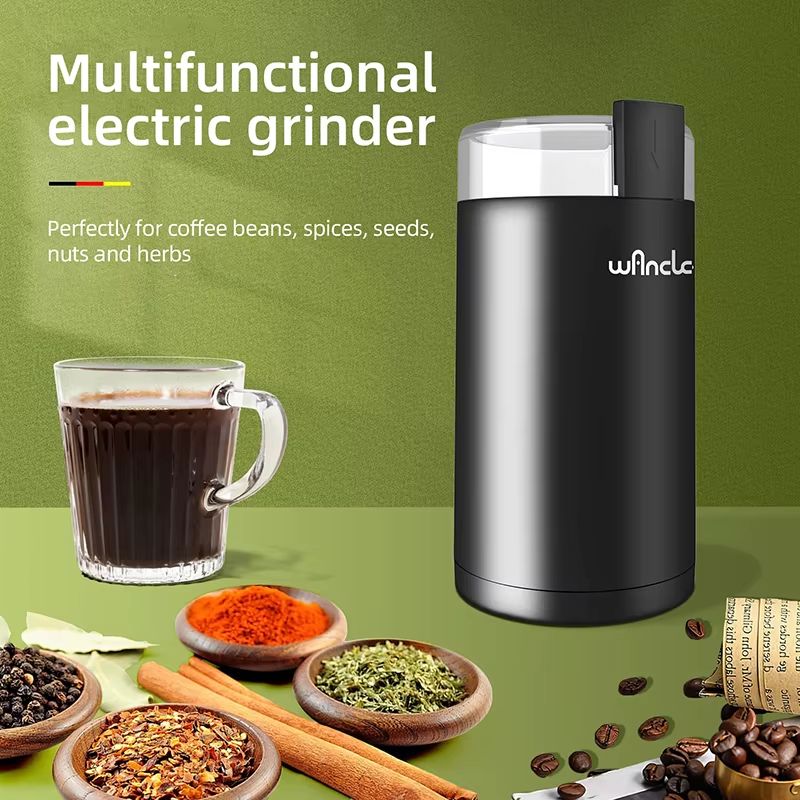 200W HighPower Coffee Grinder  Multifunctional Electric Bean Grinder For Home Kitchen 120V220V 1