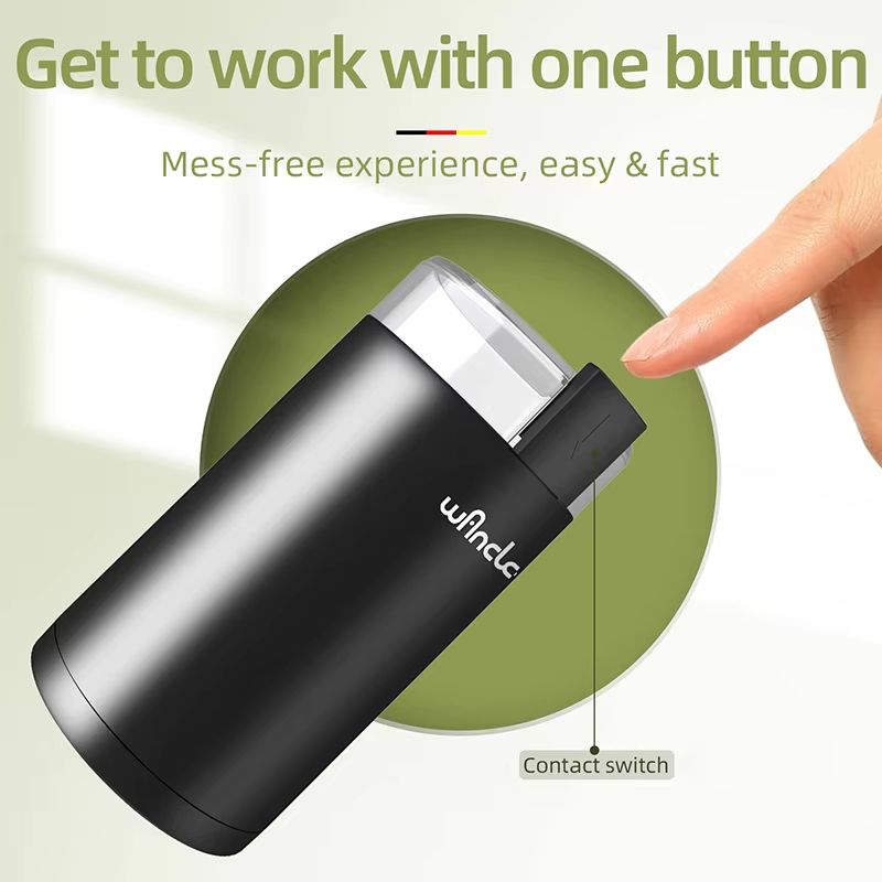 200W HighPower Coffee Grinder  Multifunctional Electric Bean Grinder For Home Kitchen 120V220V 3