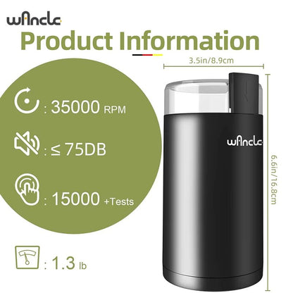 200W HighPower Coffee Grinder  Multifunctional Electric Bean Grinder For Home Kitchen 120V220V 4