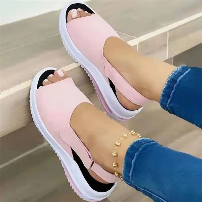 Lightweight Womens Summer Sandals With Peep Toe Design 2