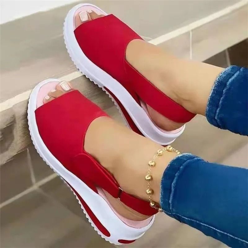 Lightweight Womens Summer Sandals With Peep Toe Design 3