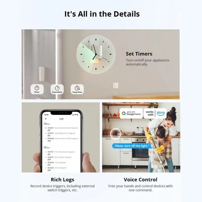 Sonoff Mini R4 Smart WiFi Switch For Home Automation 5