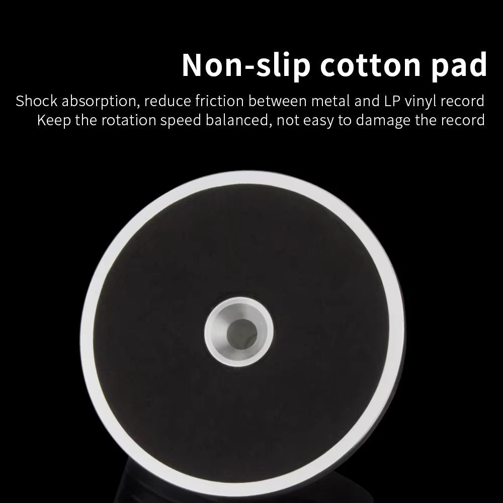 Universal Turntable Stabilizer Weight  Aluminum Alloy LP Record Clamp With Level For Vinyl Players 3