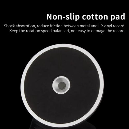 Universal Turntable Stabilizer Weight  Aluminum Alloy LP Record Clamp With Level For Vinyl Players 3
