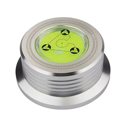 Universal Turntable Stabilizer Weight  Aluminum Alloy LP Record Clamp With Level For Vinyl Players 6