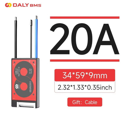 DALY BMS 15A100A With Balance  Battery Management System For Liion  LiFePO4 Packs 3S16S With NTC Pr 7
