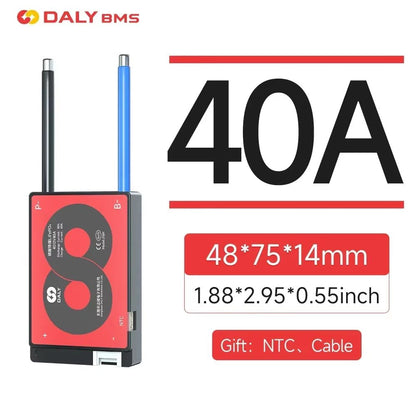 DALY BMS 15A100A With Balance  Battery Management System For Liion  LiFePO4 Packs 3S16S With NTC Pr 8