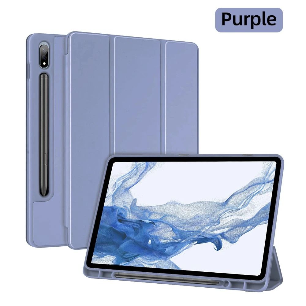 Tablet Case With Pen Slot For Samsung Galaxy Tab S8 Ultra 146 S8 Plus S7 Plus S7 FE 124 S7 S8 11 S6 12