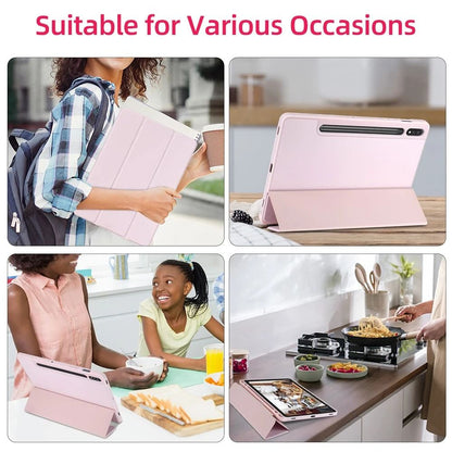 Tablet Case With Pen Slot For Samsung Galaxy Tab S8 Ultra 146 S8 Plus S7 Plus S7 FE 124 S7 S8 11 S6 6