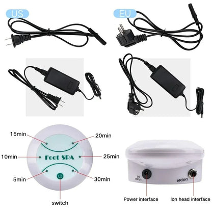 Ionic Foot Spa Bath Machine With Massage For Detox And Fatigue Relief 5