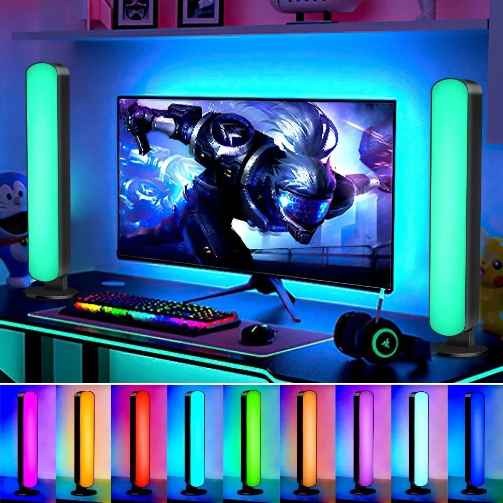 Smart LED Symphony Sound Control Pickup Light RGB Music Rhythm Ambient Lamp With App Control 2