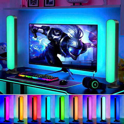 Smart LED Symphony Sound Control Pickup Light RGB Music Rhythm Ambient Lamp With App Control 2