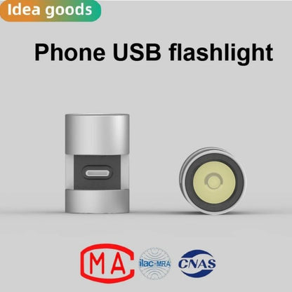 Portable Flashlight USB Rechargeable 280 Lumens Aluminum Pocket Torch For Outdoor Use 2