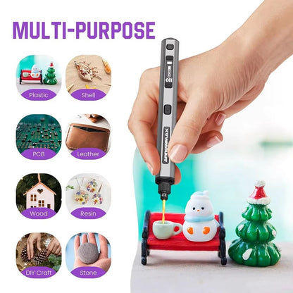 ARROWMAX Mini Electric Drill  Rechargeable Cordless Rotary Tool For Crafts Wood Plastic  DIY Projec 4