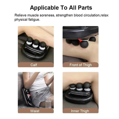Deep Tissue Percussion Massage Gun 6 Head Full Body Muscle Relief Neck Cervical Spine Pain Relief 4