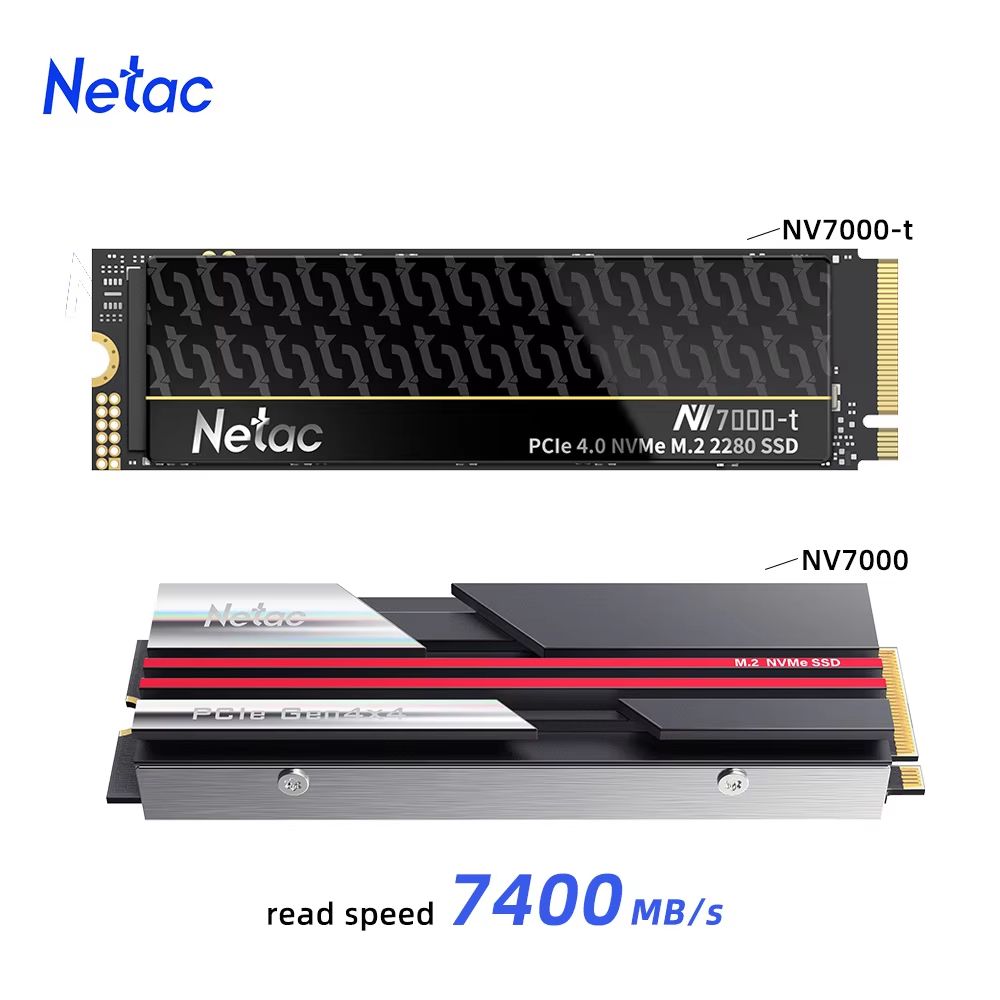 Netac NVMe M2 2280 PCIe 40 SSD  UltraFast 7400MBs Internal Solid State Drive For PS5 Laptops  PCs 5 2